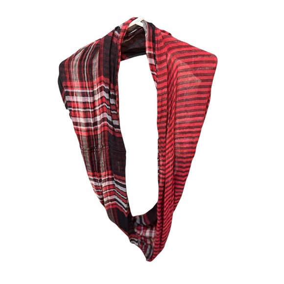 J. Jill Plaid Reversible Infinity Scarf - Picture 2 of 3